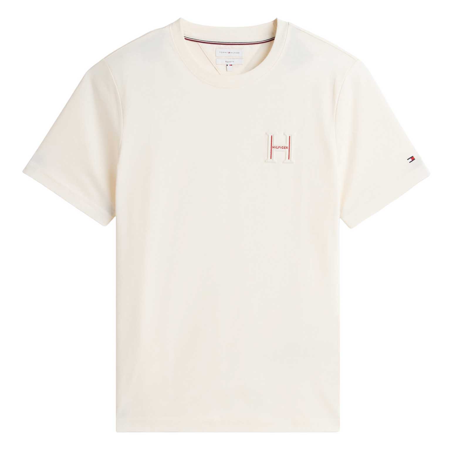Tommy Hilfiger Varsity Logo Embroidery Crew Neck T-Shirt